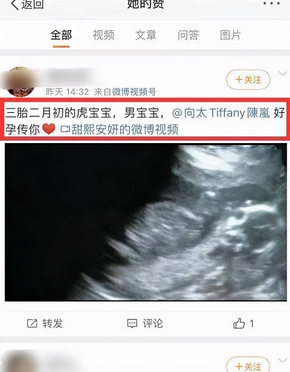 什么|向太点赞的内容未免也太明显了，郭碧婷自己选的路还要生三个呢！