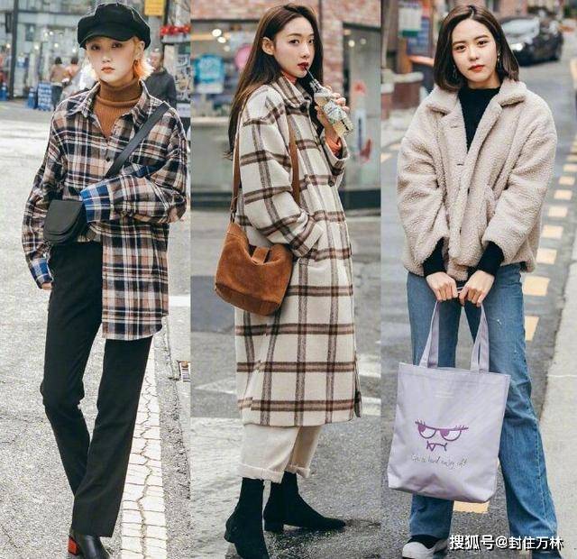 盛装 真实自然的韩国女孩，不用盛装打扮，穿臃肿的大衣依然美成焦点