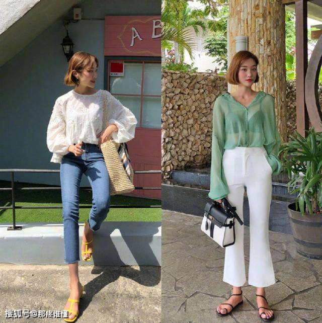 显得 短发女生如何穿出时髦感?学习韩国小姐姐的简约搭配,清新又好看