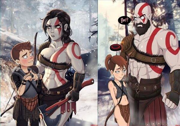索尼|网友脑洞大开 为《战神4》PC版设计各种奇特MOD