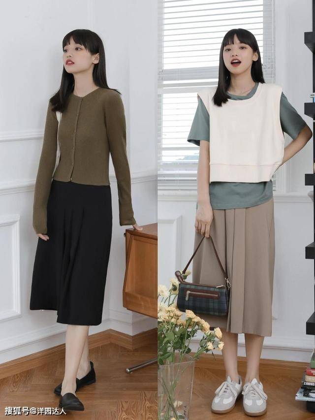 卫衣 “半身长裙”的正确打开方式：搭配这几件上衣