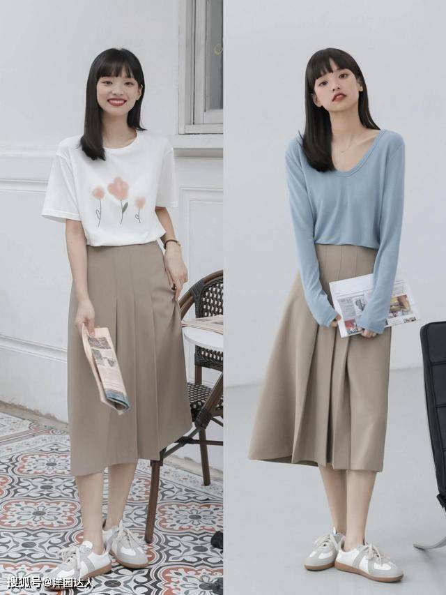 卫衣 “半身长裙”的正确打开方式：搭配这几件上衣