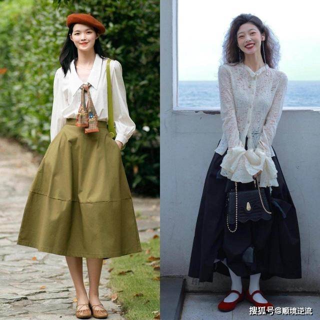 时尚 衬衫下面不一定要配裤子,时尚减龄的“新穿法”,也很好看