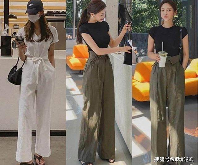 夏天 天气再热，也不要放弃“长裤”，学下面潮人这样穿，显瘦又时髦
