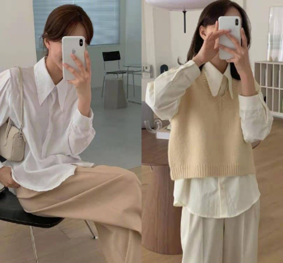 马甲 秋季“两件套”神仙搭配,时尚又高雅,不会穿搭的照穿就行