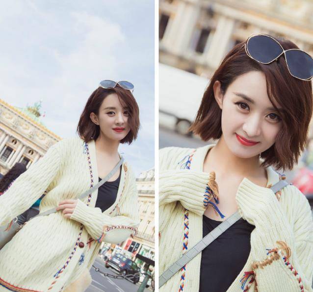 设计 秋冬针织怎么搭？赵丽颖秋冬长裤配针织，半露肩自带慵懒气息