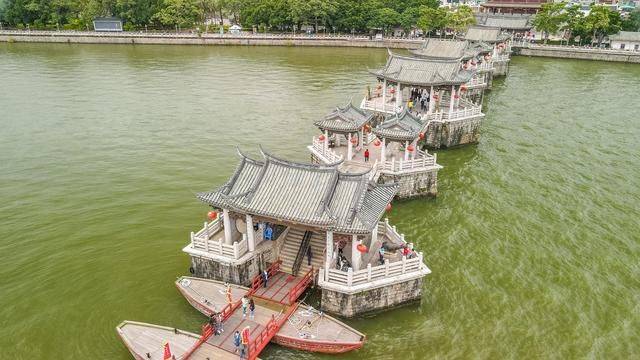 古代|中国最早的启闭式桥梁，潮州城市地标建筑，广济桥