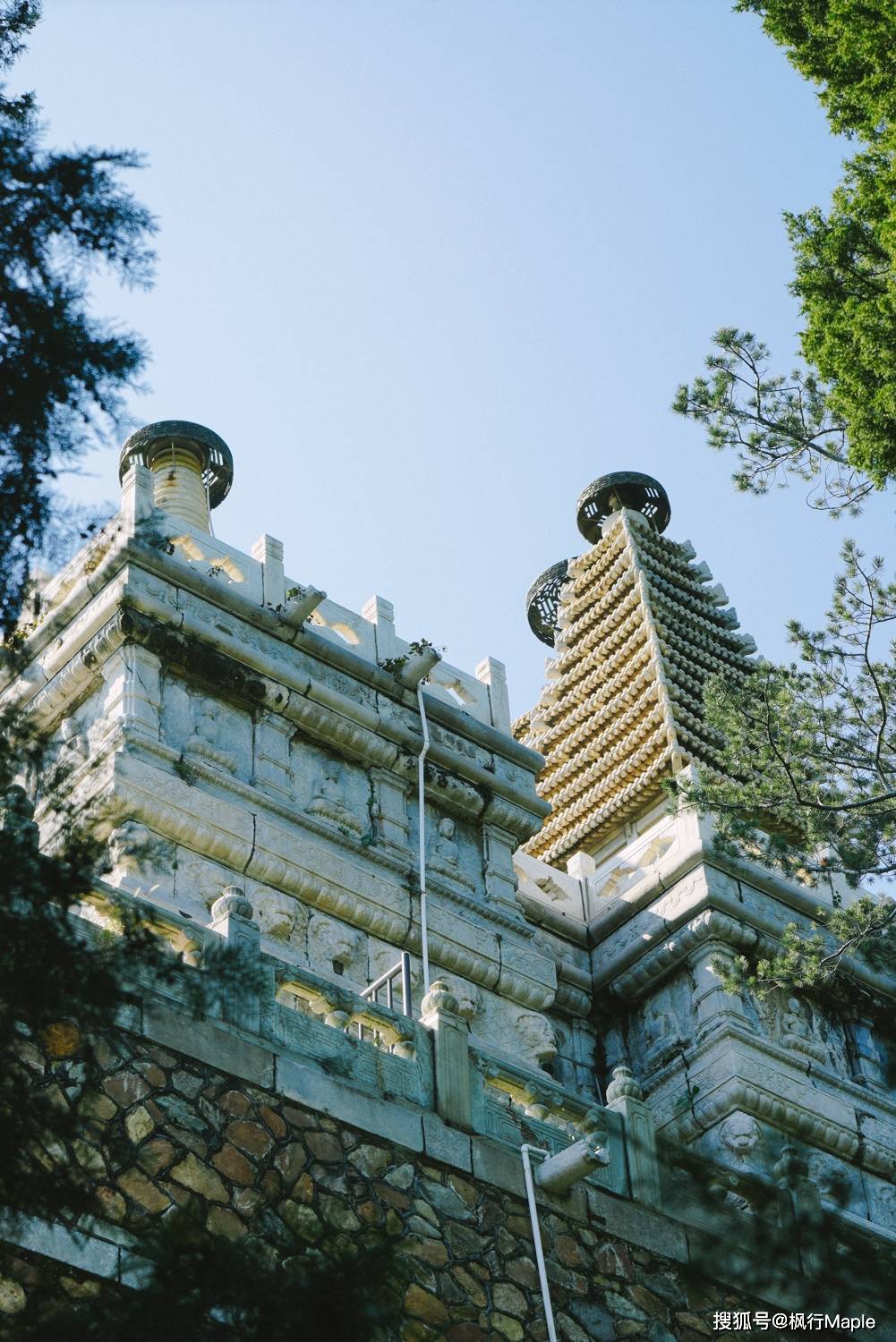 香山碧雲寺,人少清淨,大有看頭:金剛寶座塔,羅漢堂,乾隆行宮