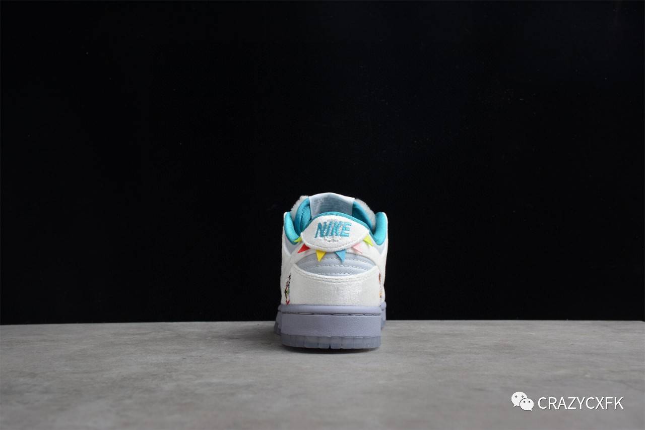 鞋垫 耐克冰雪节 Nike Dunk Low Ice 银灰白冬季仙境滑板鞋