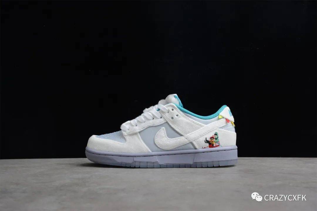 鞋垫 耐克冰雪节 Nike Dunk Low Ice 银灰白冬季仙境滑板鞋