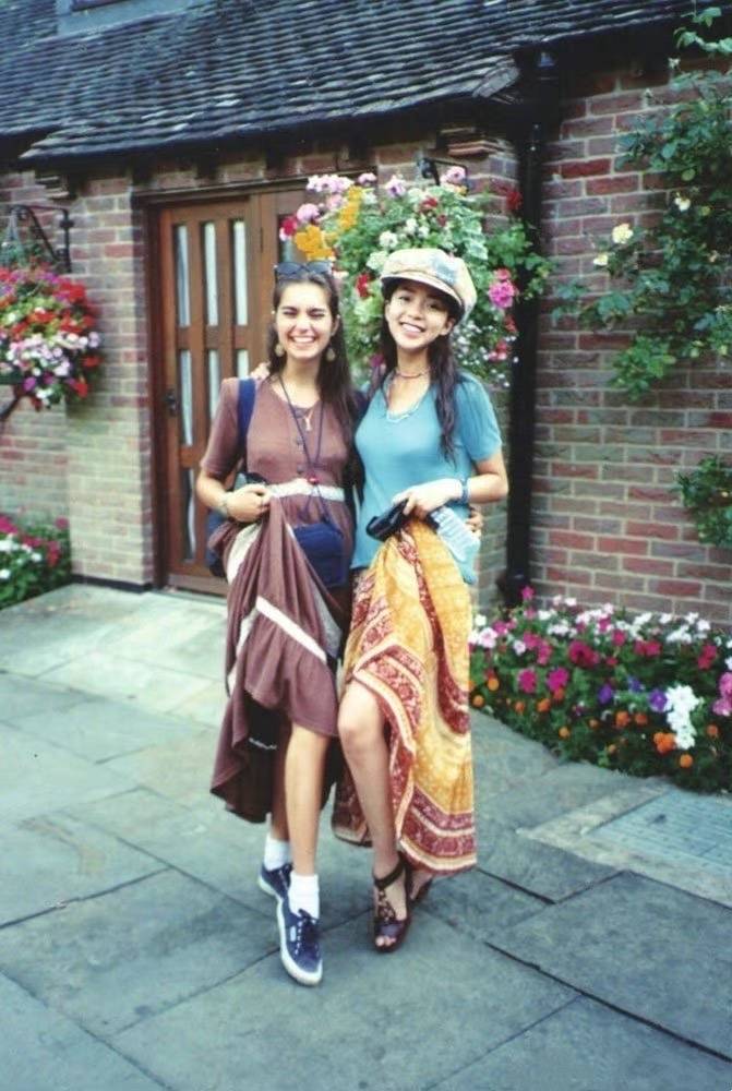 时尚 朱迅年轻时也太美了,清纯甜美如漫画少女,穿搭高级又时髦