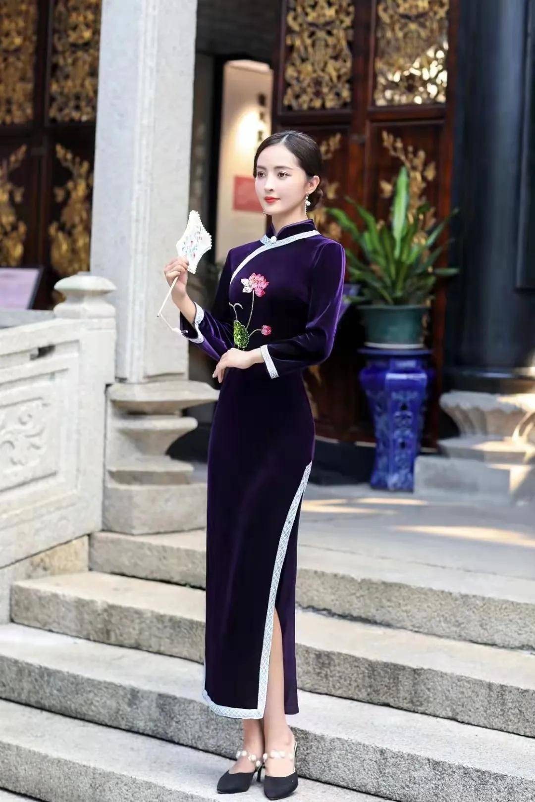 颜色 鞋子选对了，旗袍才能穿出独特的韵味！轻盈优美女人味十足