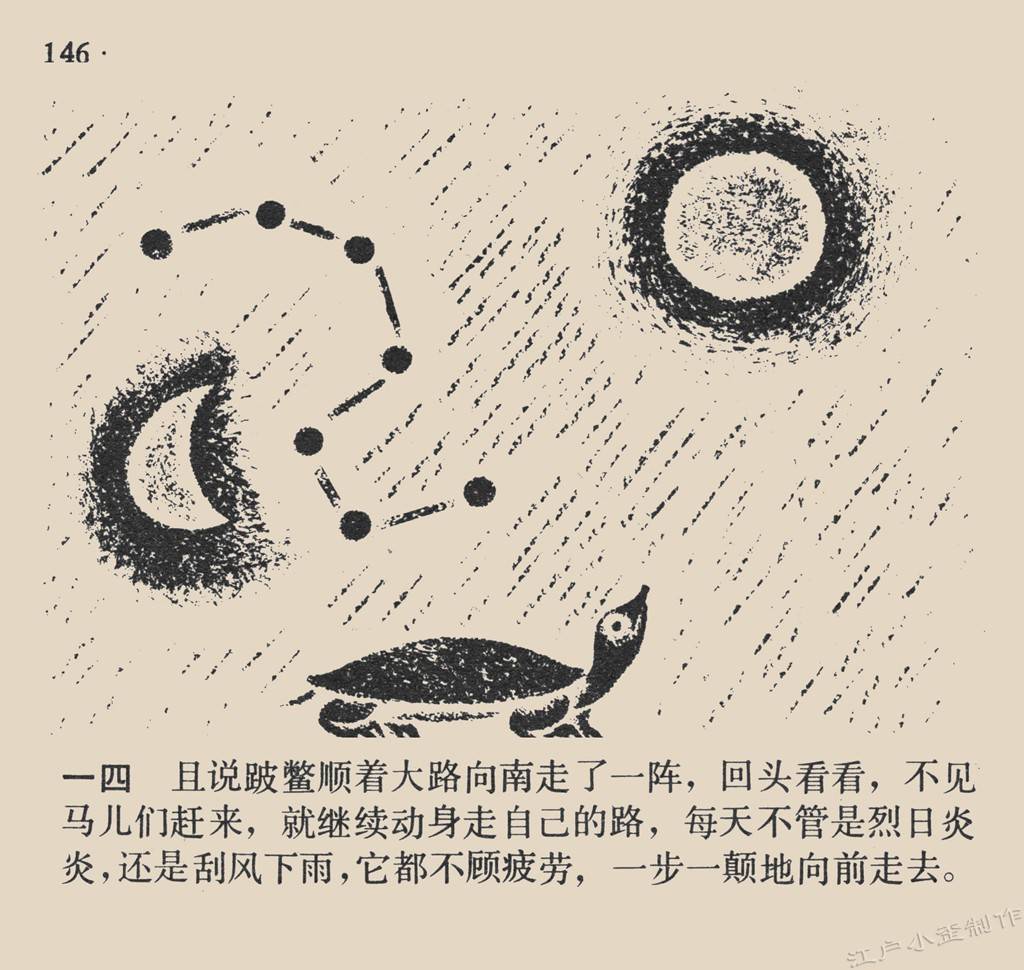 汉画像石还有大量对天相,神灵的崇拜内容,但在连环画中少有引用.