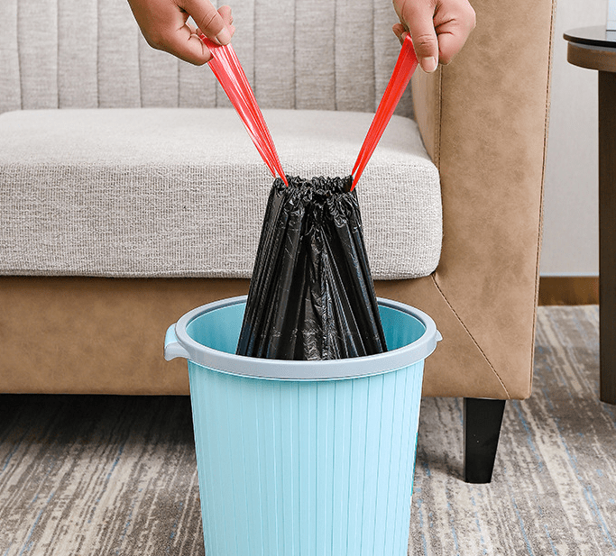 抽绳型垃圾袋方便吗