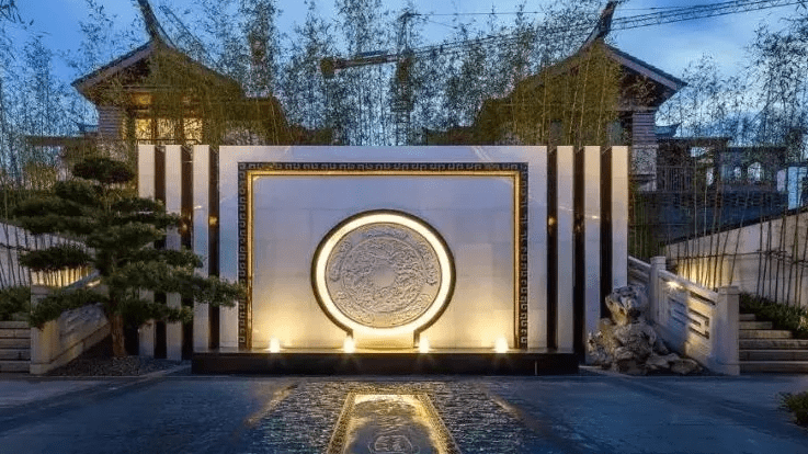 邑品环境庭院中的绝美景墙设计一面景墙一处风景