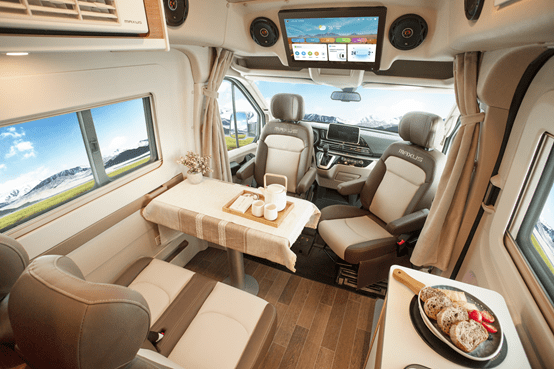 新款房车上汽大通maxus旅行家v100 多项设计提升安全性 辅助