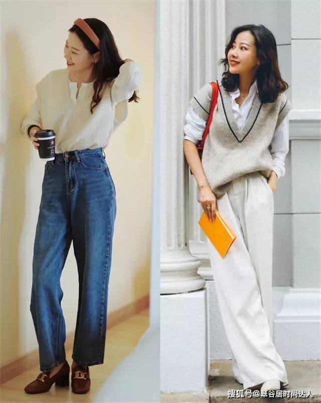 小白 阔腿裤已“失宠”,今年流行这4种裤子,时髦好看又保暖