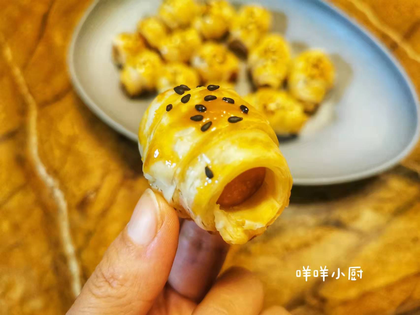 面的|无需揉面的迷你可颂,酥脆鲜香,看过的都会做了,喜欢的看过来