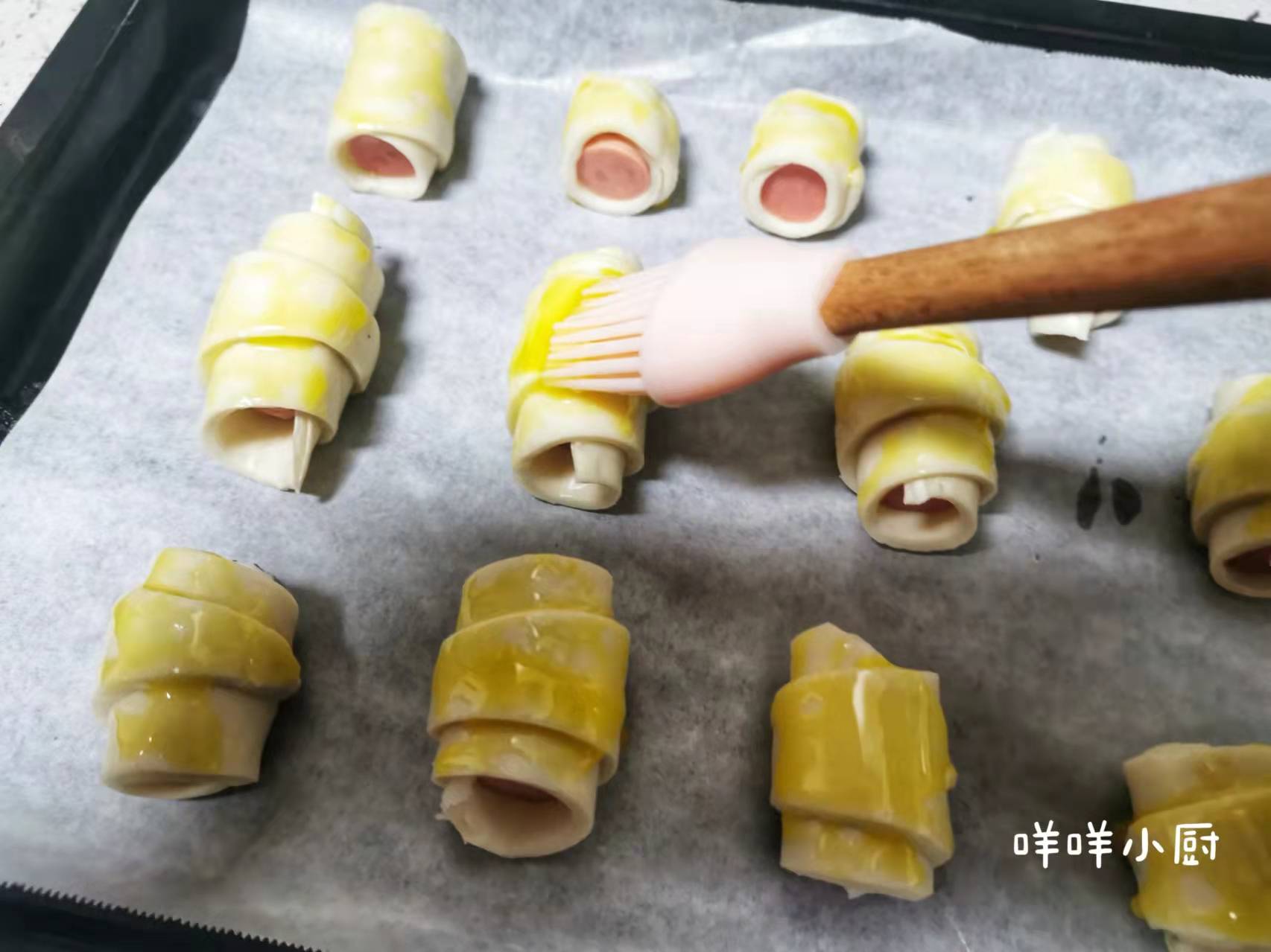 面的|无需揉面的迷你可颂,酥脆鲜香,看过的都会做了,喜欢的看过来