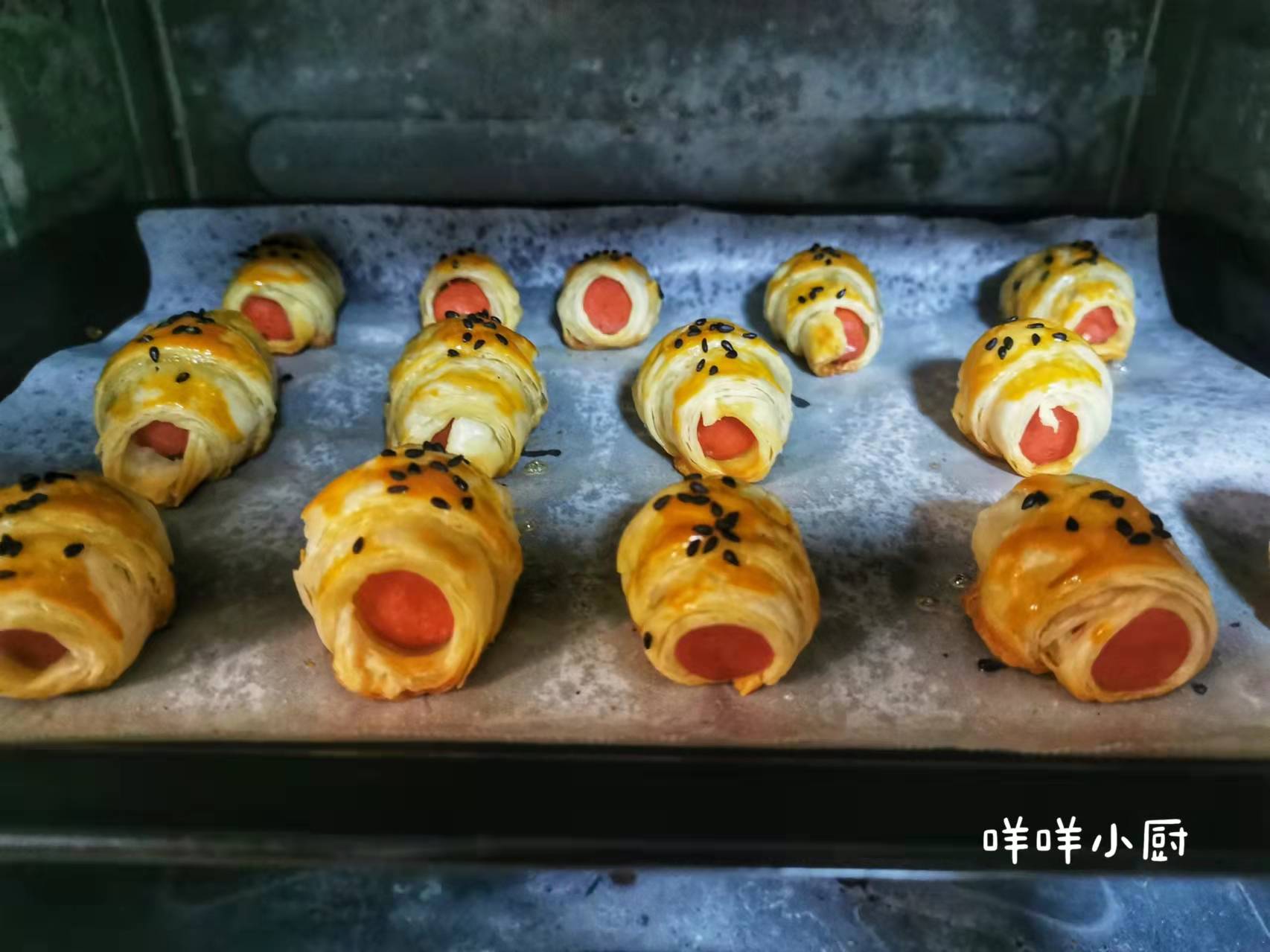 面的|无需揉面的迷你可颂,酥脆鲜香,看过的都会做了,喜欢的看过来