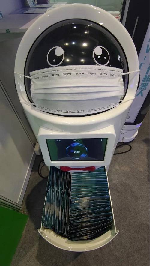 ai机器人加持,弓立医疗skypro口罩亮相进博会