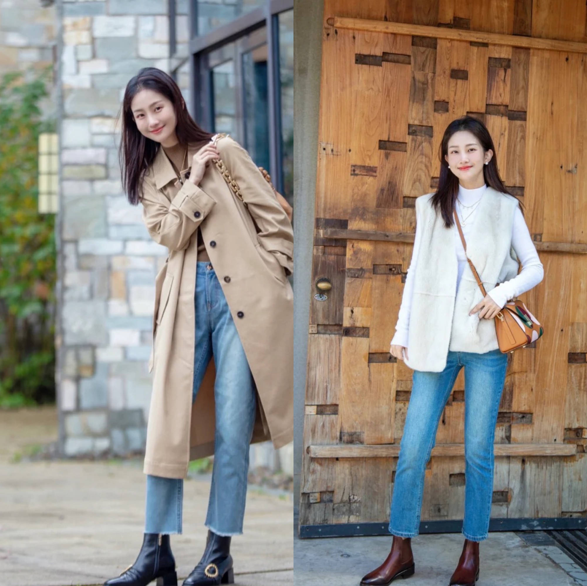 显得 穿来穿去,还是“大衣+短靴”最优雅,随心搭配时髦高级