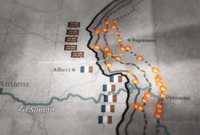 索姆河马恩河战役地图图片