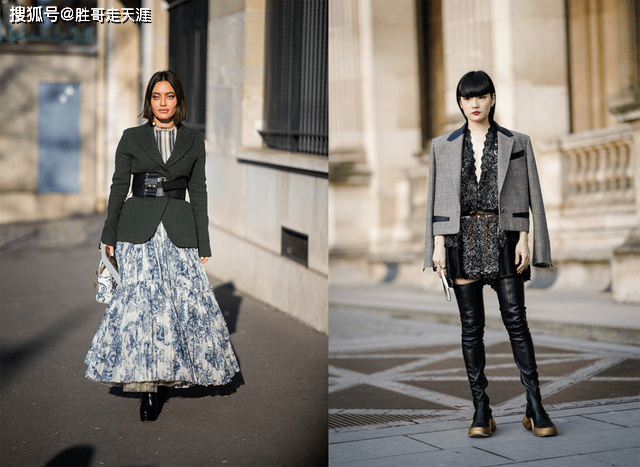 蓝色 三四十岁的女人，秋冬穿碎花单品会更加出彩，时髦减龄又有气质