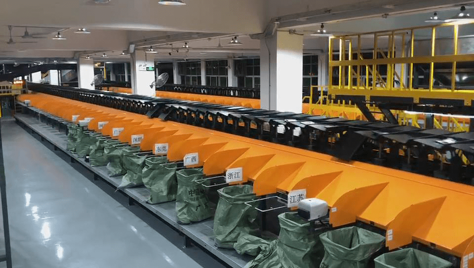 双11物流是怎么开挂的?_分拣机
