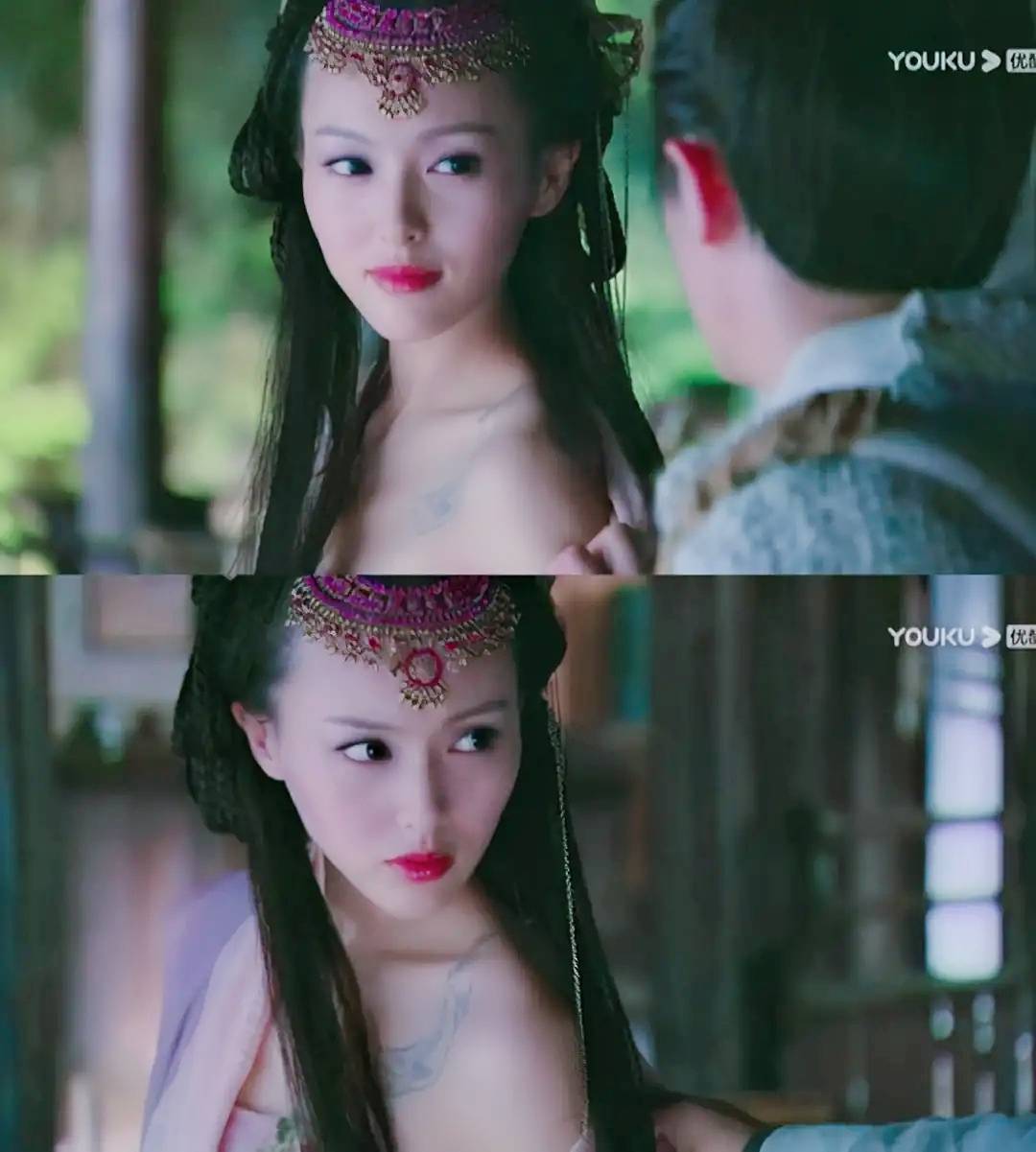 彭小苒 当女星戴上眉心坠额饰：杨幂甜美、唐嫣仙气、彭小苒异域少女