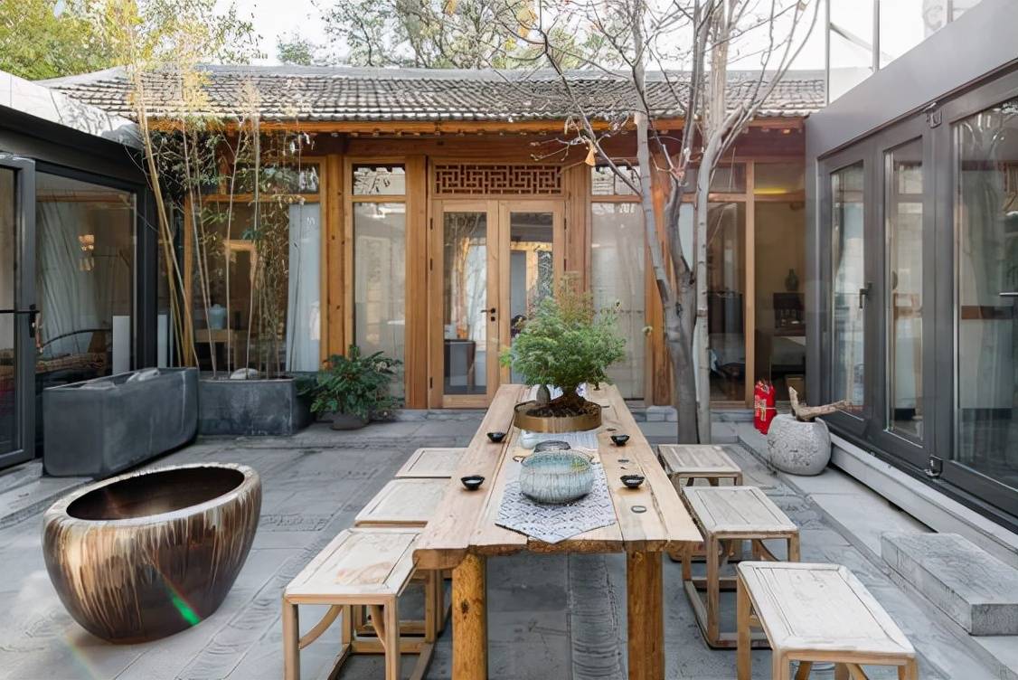 30款庭院茶艺空间案例做法,供您参考_院子