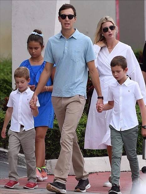 伊万 伊万卡带8岁儿子出街！穿500块平价衬衫裙亮相太节省，素颜也好看