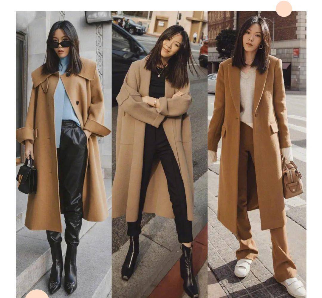 黑色 我的天啦！你穿“大衣＋半裙”的样子，真的美到窒息！