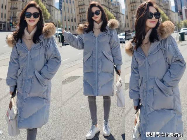 毛衣 初冬穿搭！今年流行这件丝绒羽绒服，比大衣暖和，比皮草还要时髦一百倍！