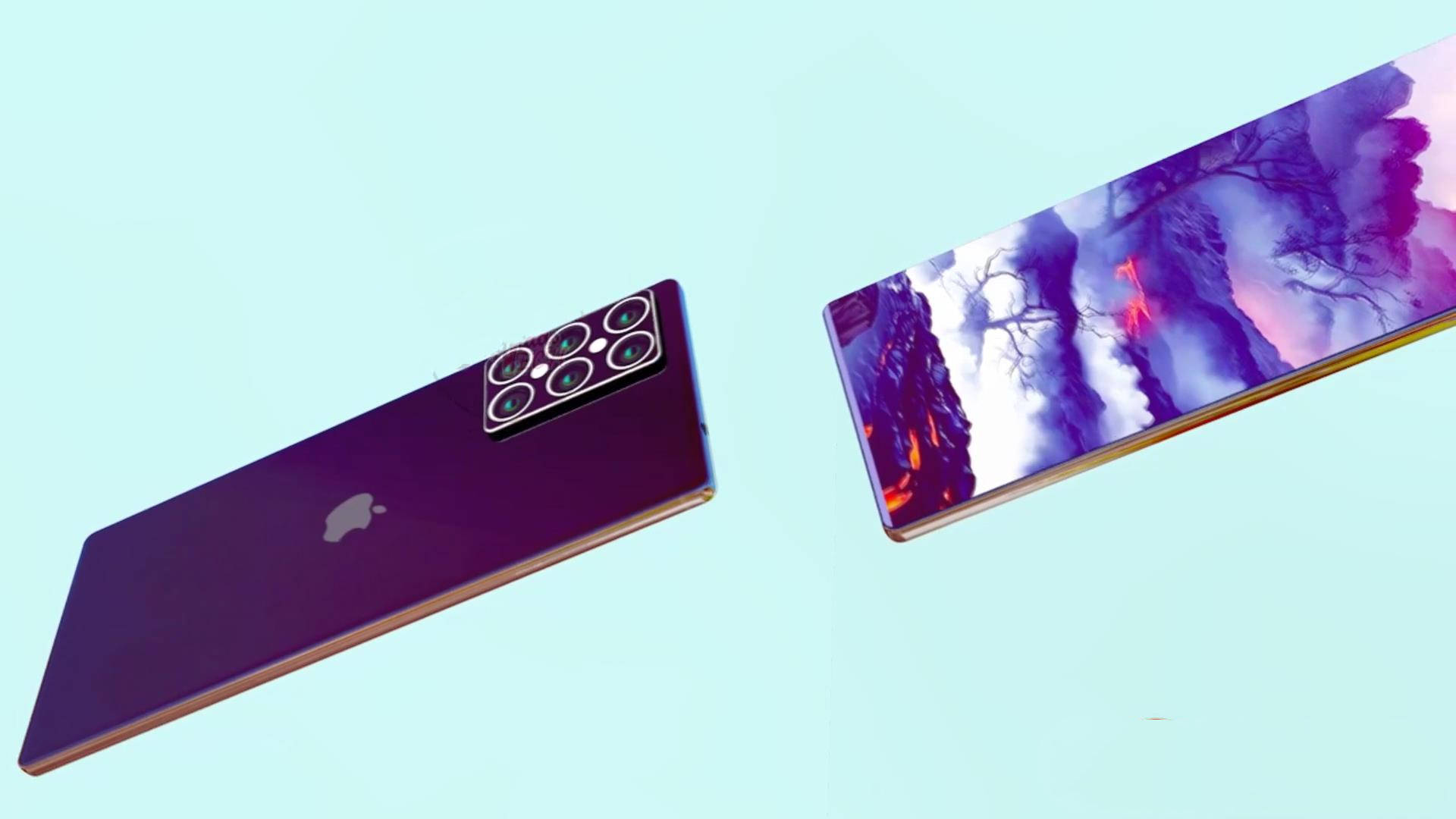 原创iphone14promax概念图后置6摄10倍光变无边框全面屏才是王炸