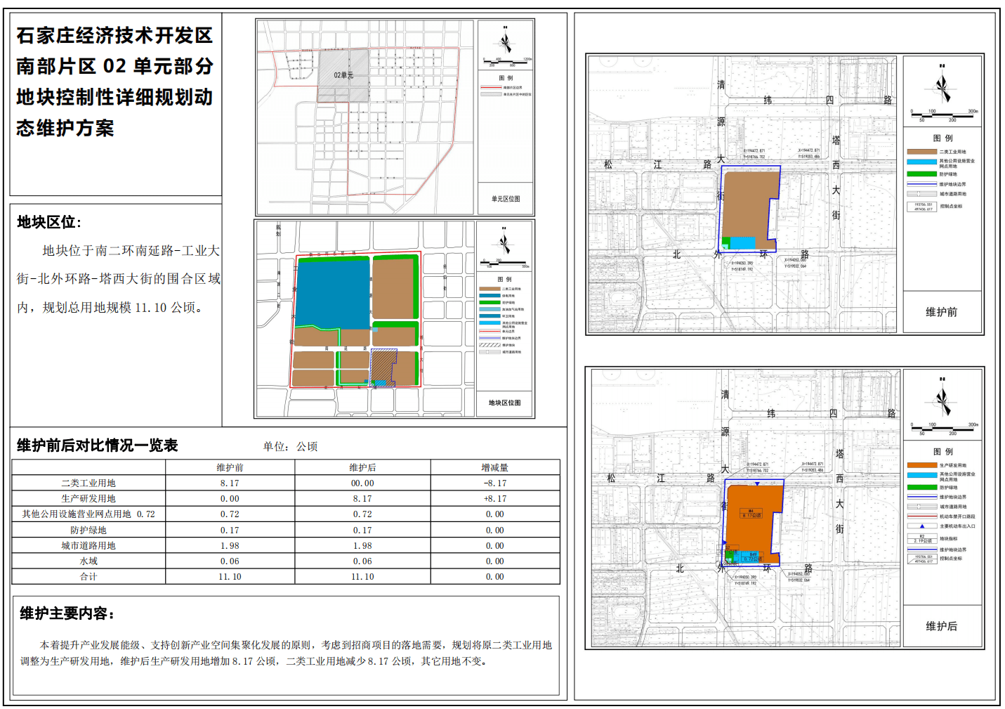 方案显示,石家庄经济技术开发区南部片区02单元地块位于南二环南延路