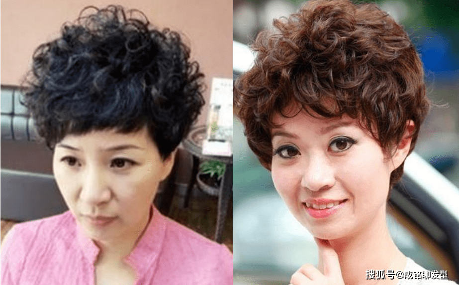 卷发为什么有些老年人喜欢染红发烫小卷？难道白发不香吗？你怎么看？