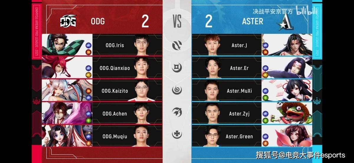 Kaizito|OPL秋季常规赛倒计时：ODG vs Aster酣战五局，ODG势如破竹冲破僵局