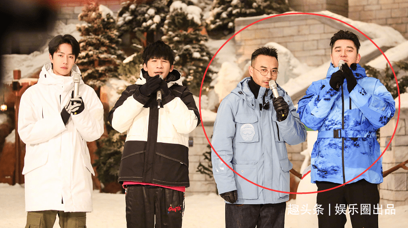 都白|钱枫的肉都白长了?天天兄弟雪地做节目,钱枫穿得比汪涵还多