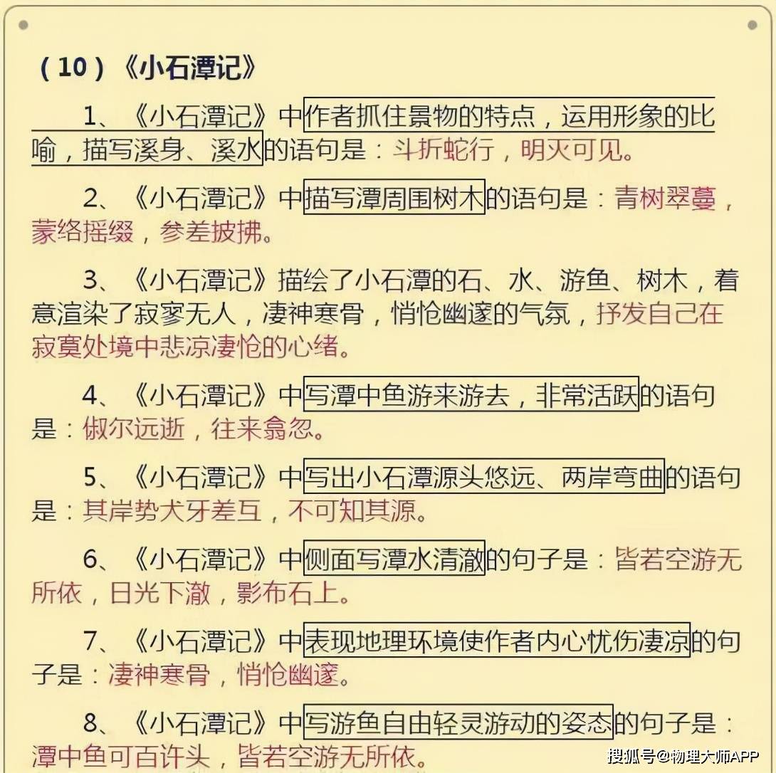 可以在|初中语文：知识点总结，考试必备！