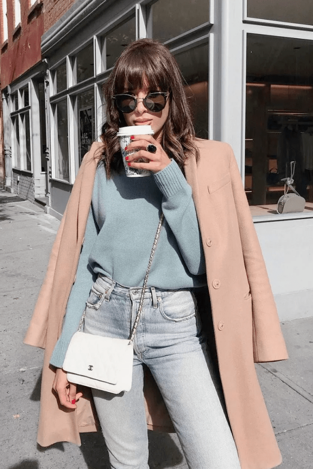 毛衣 比驼色更好穿，今年冬天“奶茶色”火了！