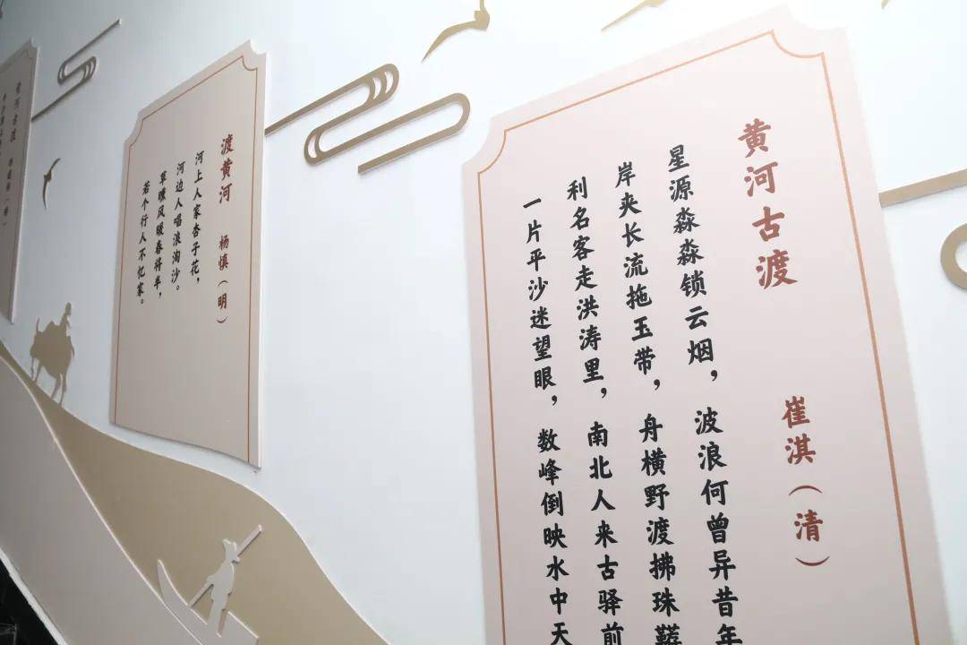 惠济古韵文化墙 荥泽八景是中原历史文化的一个经典,它因运河而生