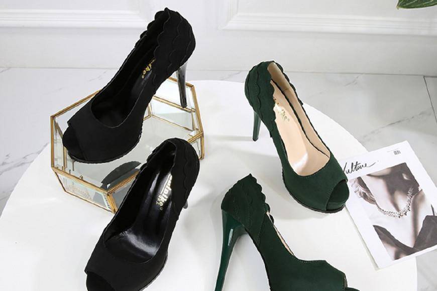 高跟鞋 要想增高一双鱼嘴高跟鞋就搞定,让您这夏季显高又有气质