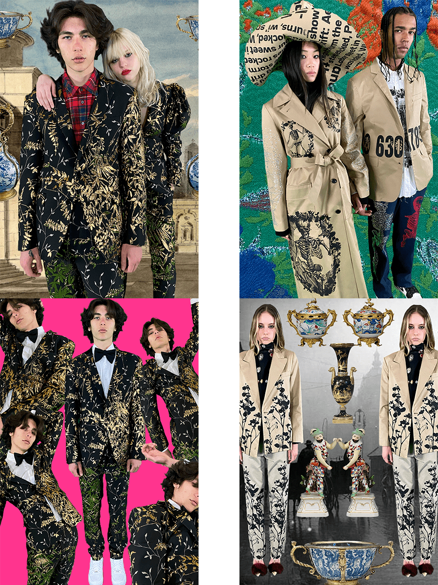 对比 Libertine 2021秋冬，幻想与超现实的浪漫，让感染力更具热情