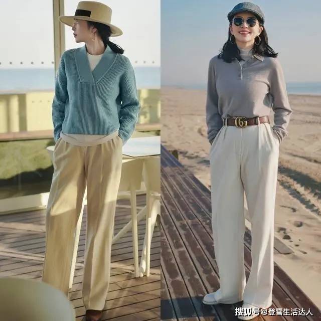 身材 中年女人大衣怎么穿才高级？请参考三木母女的穿搭，优雅显气质