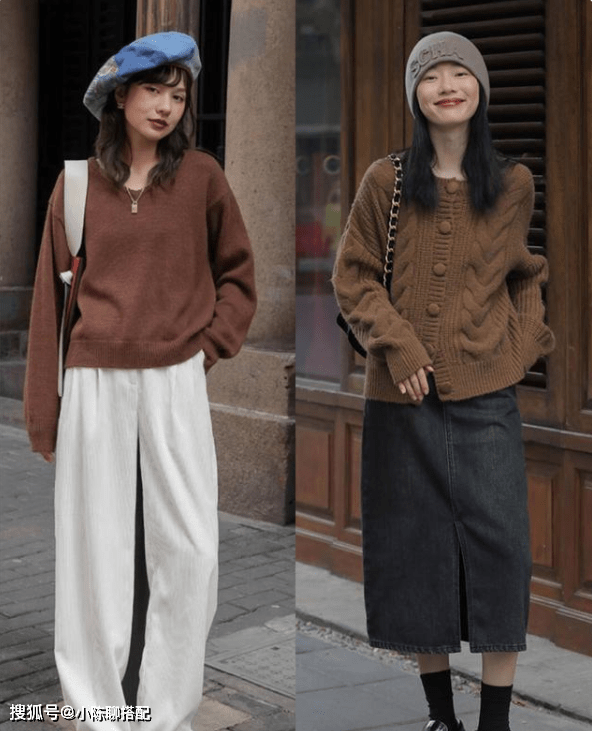 颜色 62岁山口百惠发福也体面，秋冬穿搭秀气显瘦，微胖妈妈可借鉴