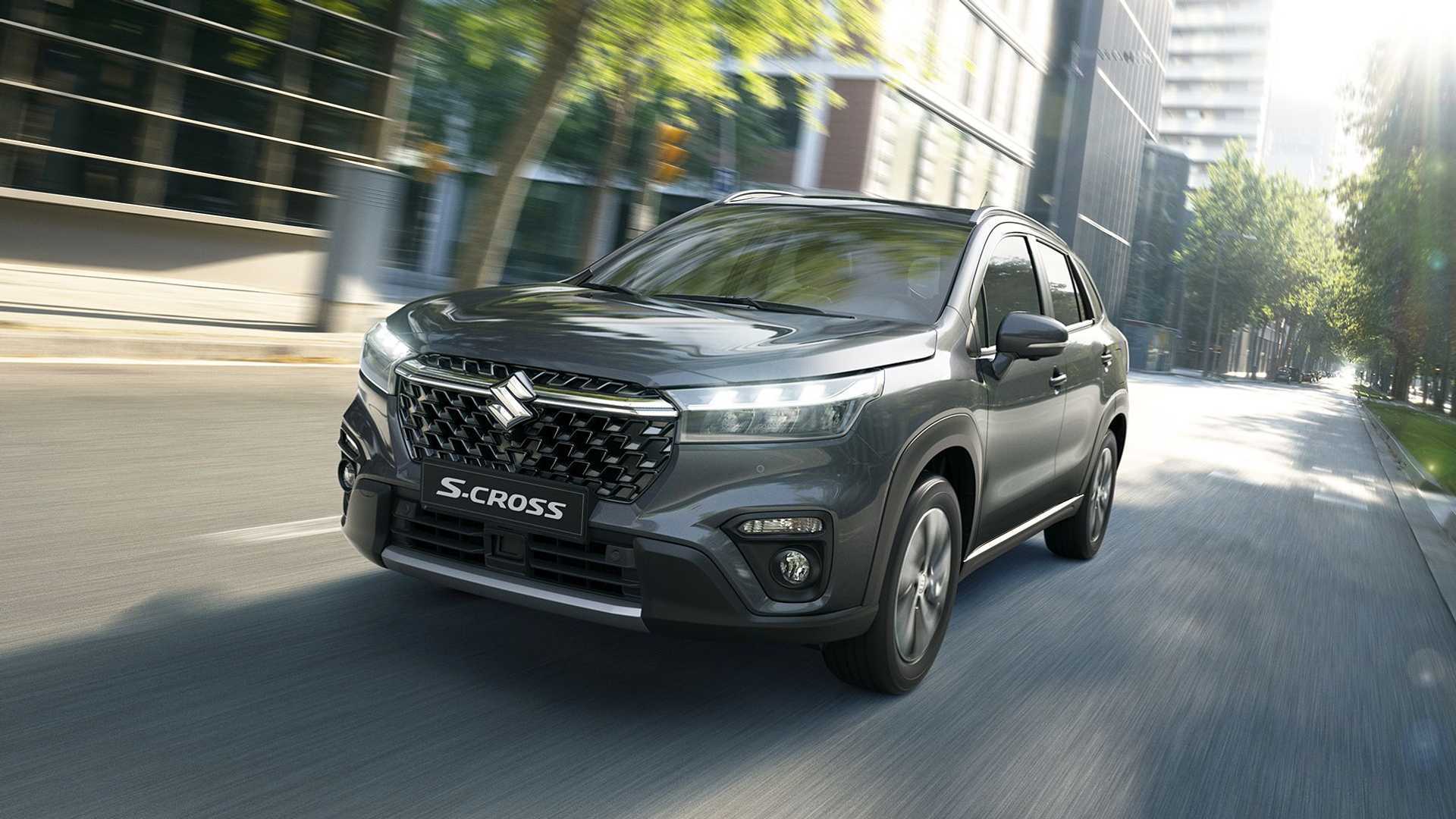 原创铃木s-cross中期改款发布,全新外观设计,动力1.4t配48v轻混