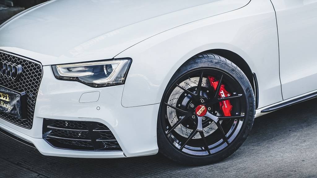 【改装案例】奥迪a5刹车如何升级呢?这款tei刹车卡钳的性价比超高哦!