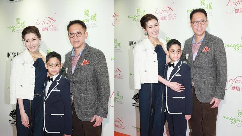 魅力 52岁的李嘉欣穿紫色小礼裙很显“贵”,身材没缩水,状态真好