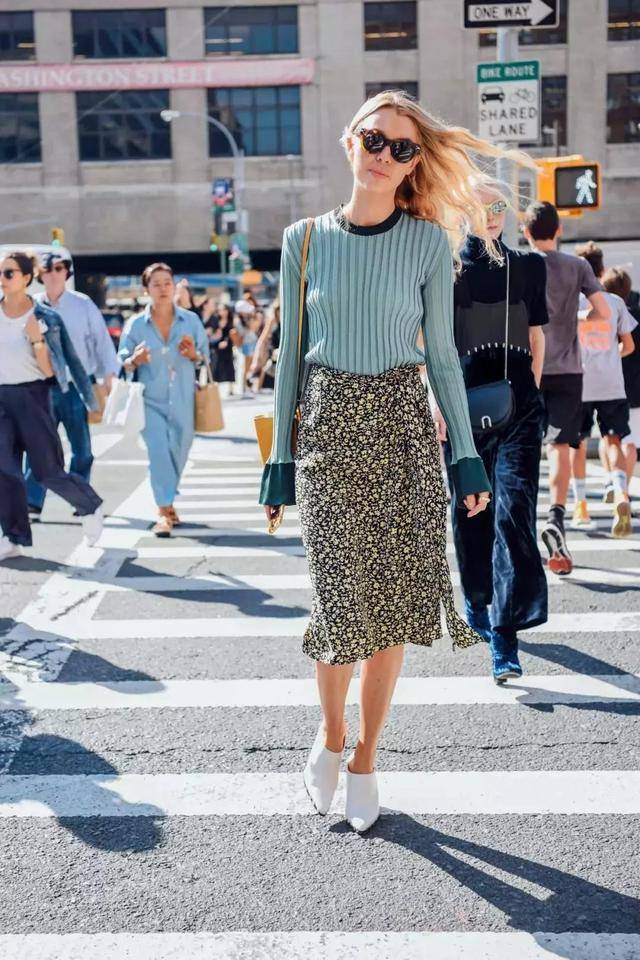 毛衣 毛衣+裙子的神仙组合,优雅又时髦